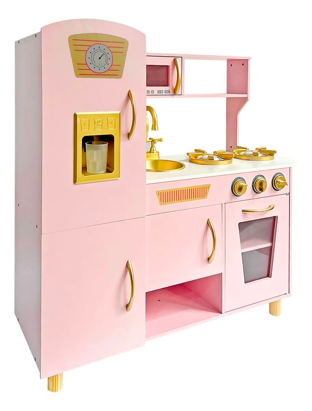 Cocinita Juguete Infantil Niñas Madera Moderna Accesorios