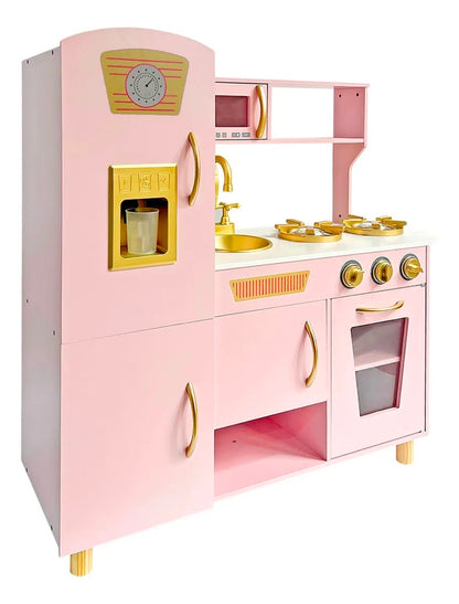 Cocinita Juguete Infantil Niñas Madera Moderna Accesorios