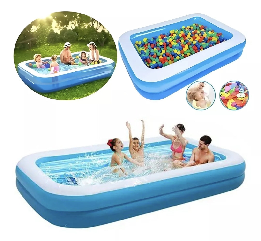 Alberca Inflable Rectangular  200x150x51cm