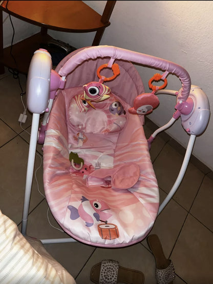 Silla Mecedora Raganet Para Bebes Con Control Remoto