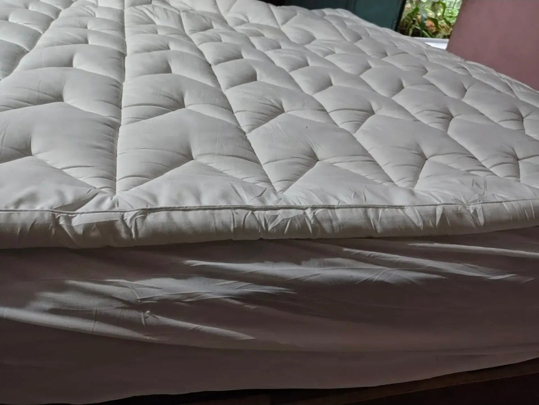 Dreamlab Cubre Colchón De Premier Extra Relleno De Microfibras Recubiertas En Gel