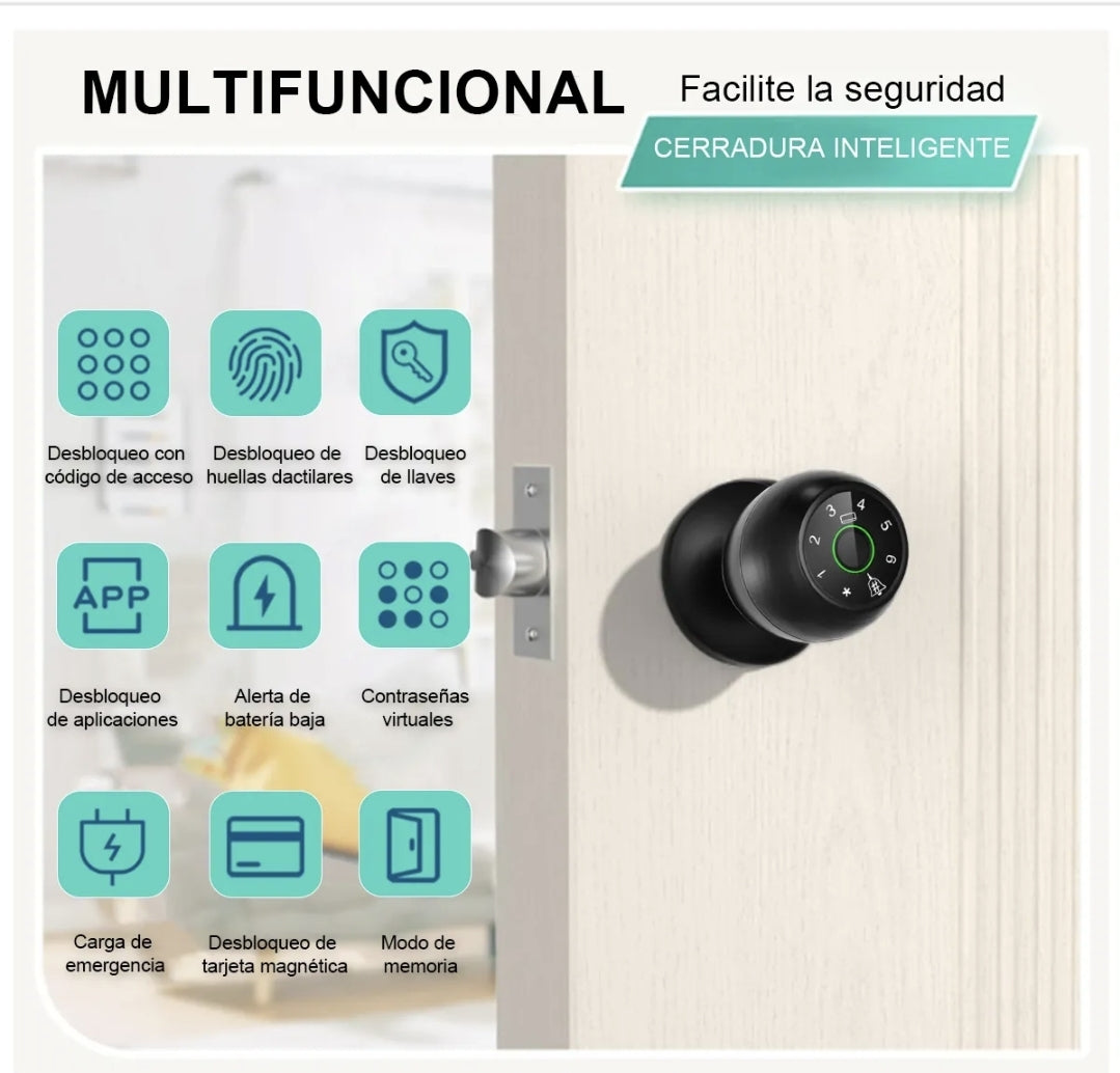 Cerradura Inteligente Huella Electrónica