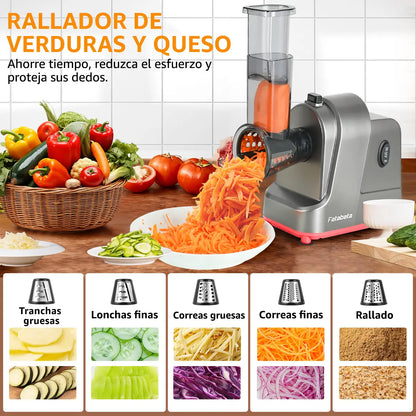 Molino de Carne Eléctrico Fatabeta de 3500W con Accesorios para Embutir y Cortar Verduras