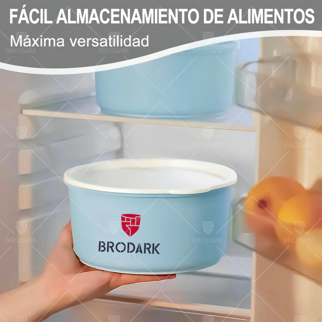 Bateria de cocina antiadherente 21 piezas con mangos desmontables