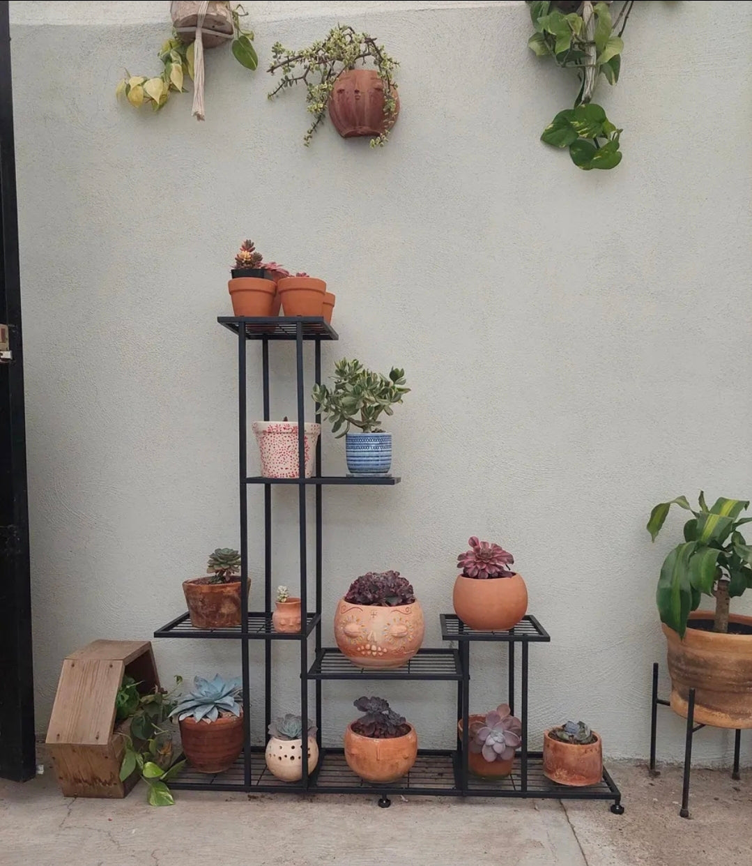 Soporte de metal para plantas  5 niveles