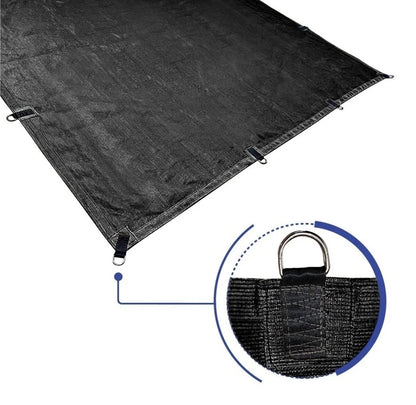 Malla Sombra 1x1 Mts 90% Reforzada Argollas