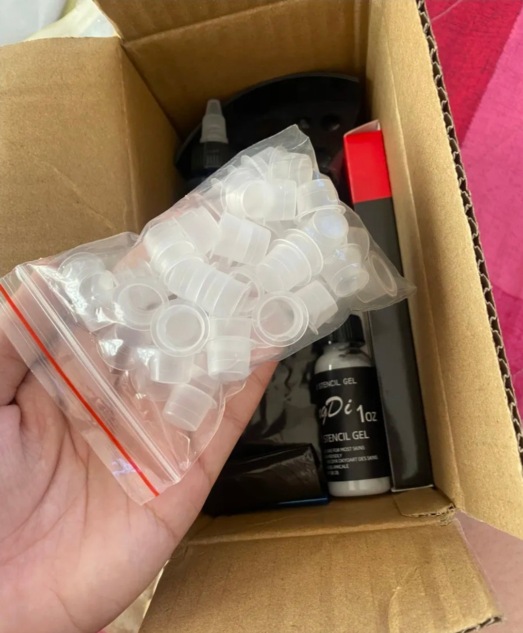 Kit  Para Tatuar Profesional Con 12 Tintas