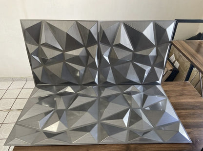 Paneles pvc 50x50cm gris