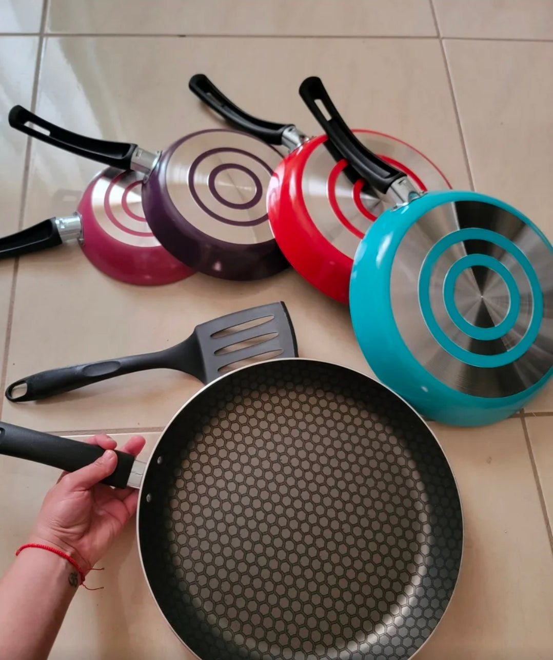 Juego De 5 Sartenes Cinsa Fashion Cook Con Antiadherente Thermocell