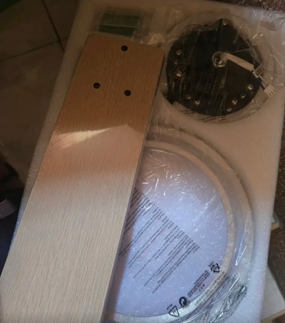Ventilador De Techo Con Luz Y Mando A Distancia 1.07 M 60hz Negro/Madera