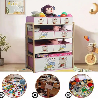 Estantería infantil para juguetes 6 espacios