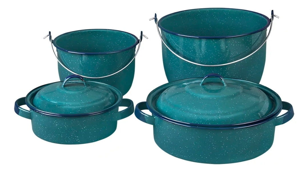 Batería de cocina Cinsa peltre superior 10 pz