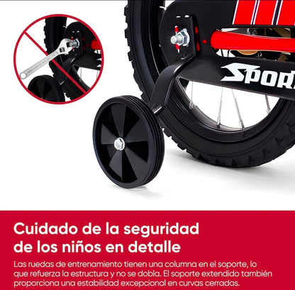 Bicicleta infantil con ruedas R14