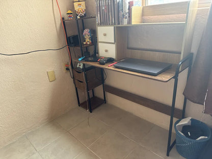 Escritorio De Oficina Minimalista con 2 Cajones 1.2m