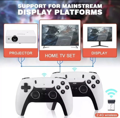 Video Juego Gamer Stick 4k M8pro Para Televisión Con 2 Controles