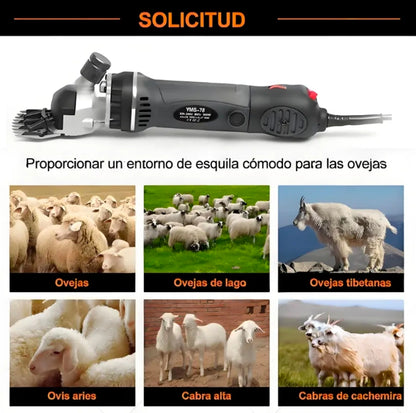 Rasuradora Trasquiladora Para Borregos Ovejas Y Perro Grande 900w