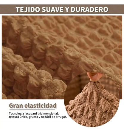 Protector Cubre Sala Elástico Impermeable Alta Calidad 3 Piezas