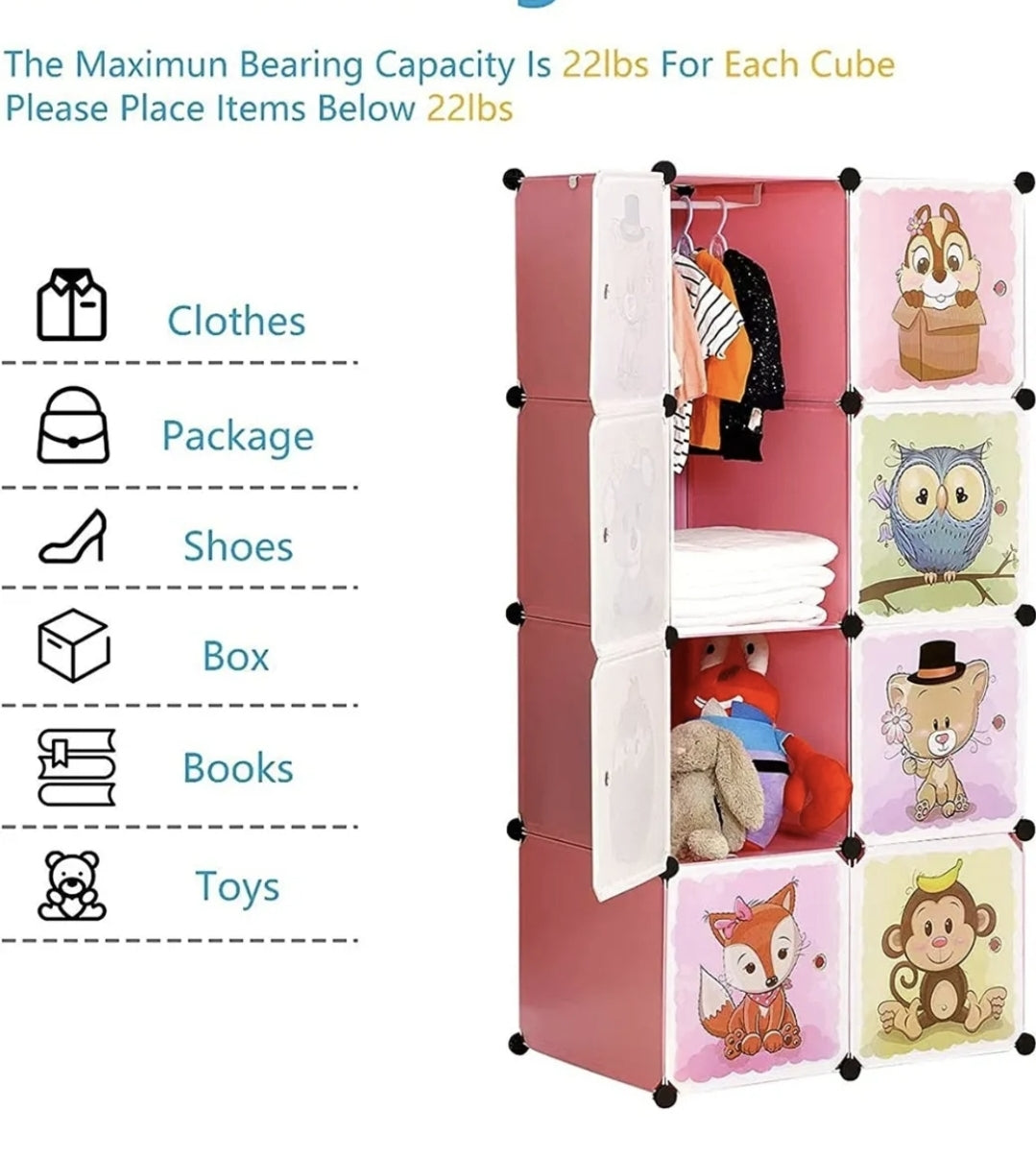 Closet Armario infantil dibujos animados