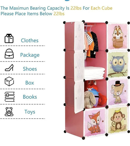 Closet Armario infantil dibujos animados