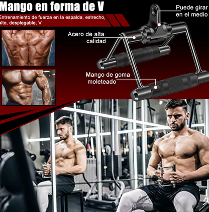 KIT DE AGARRES PARA GYM 10 PIEZAS NEGRAS