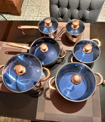 Batería de Cocina Kitchenes Juego de 12 Piezas