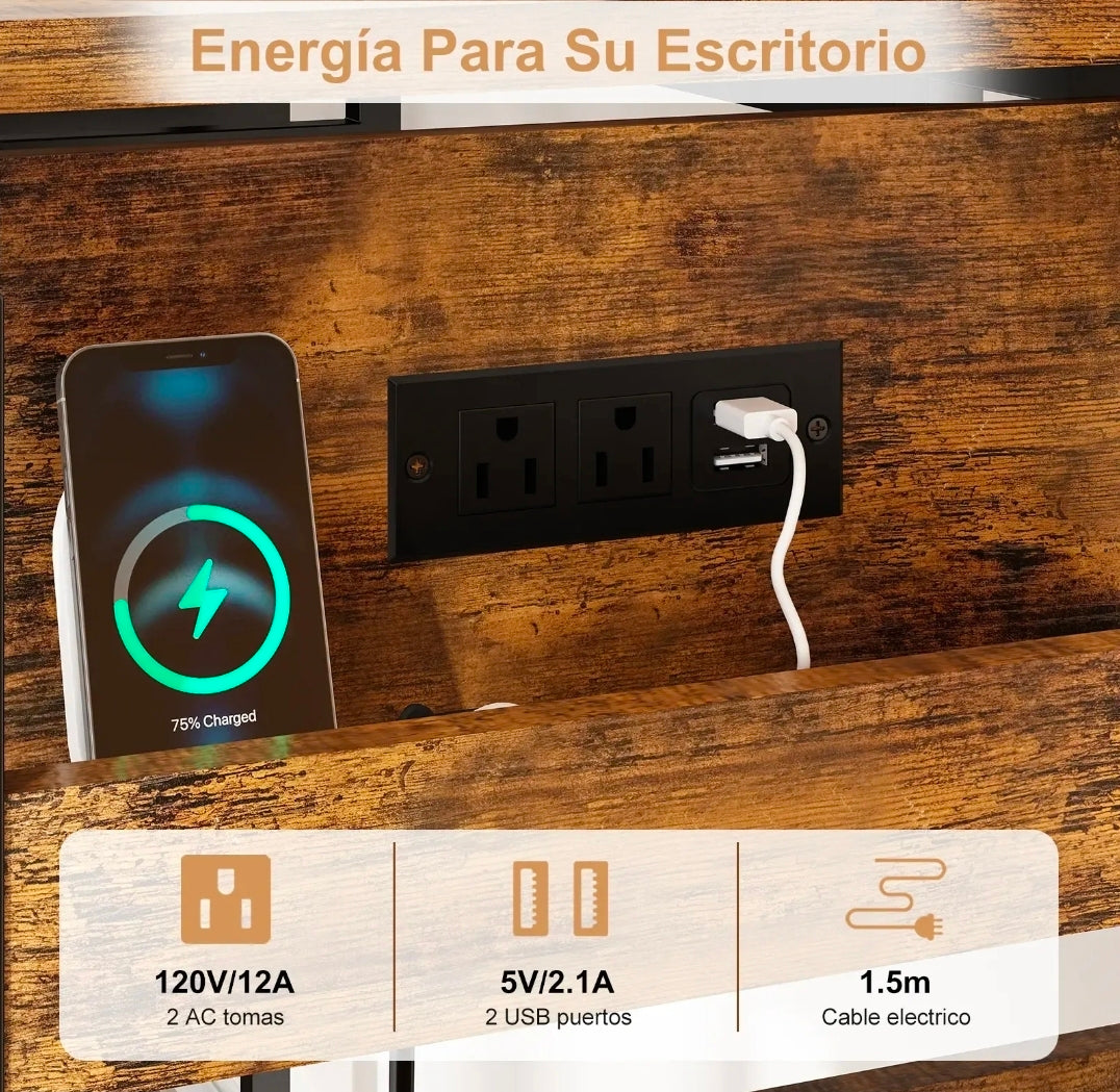 Escritorio moderno para consola