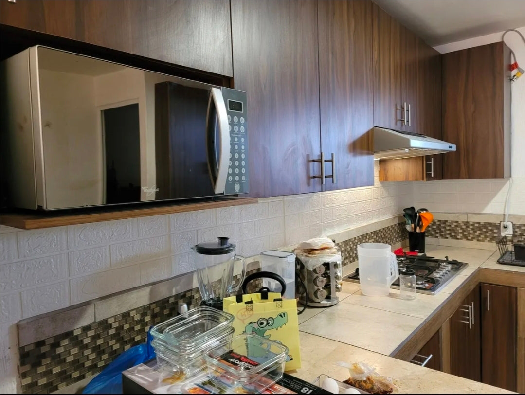 Panel decorativo 3D espuma impermeable 30pz