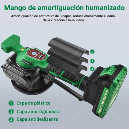 Maquina niveladora de azulejos y baldosas 2 baterías de 20v/12000 RPM