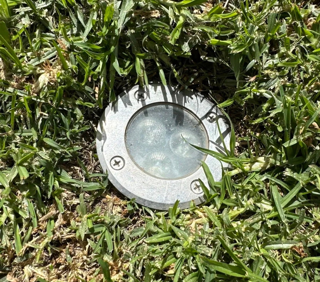 8 Lámparas de piso 3W luz cálida