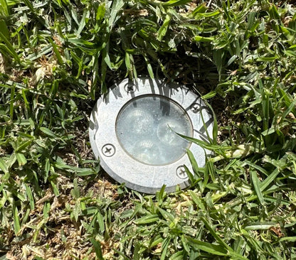 8 Lámparas de piso 3W luz cálida