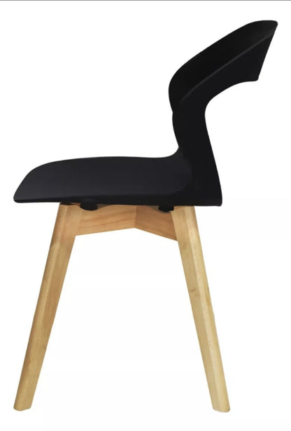 Set 4 Sillas Para Comedor Moderna Estructura