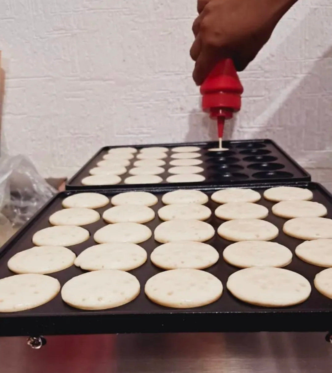 Máquina eléctrica 50 mini hotcakes