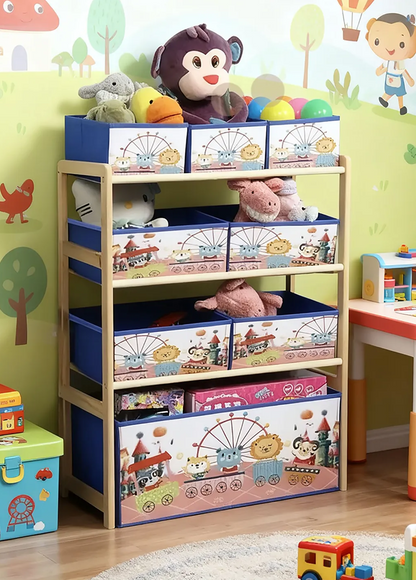 Estantería infantil para juguetes 6 espacios