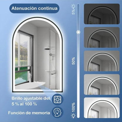 Espejo inteligente forma de Arco 40x60cm