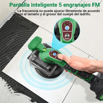 Maquina niveladora de azulejos y baldosas 2 baterías de 20v/12000 RPM