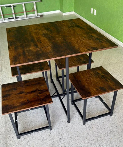 Comedor Cuadrado 4 Sillas Para 4 Personas