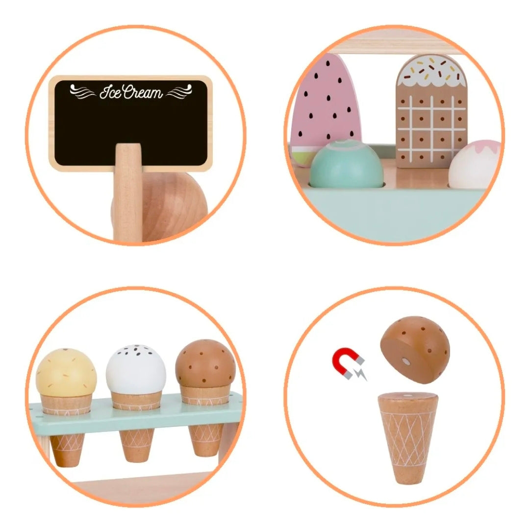 Kit juego de helados + juego de cafetería
