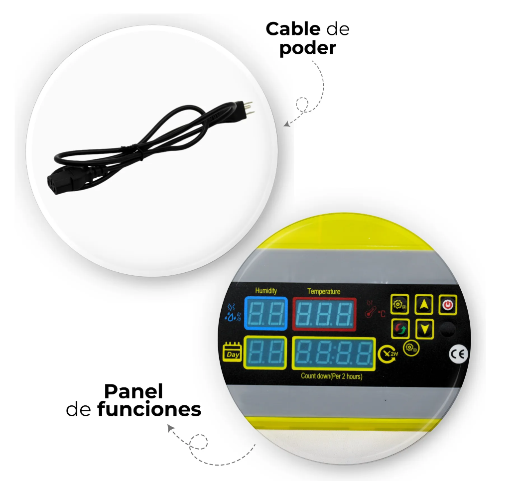 INCUBADORA PARA 112 HUEVOS