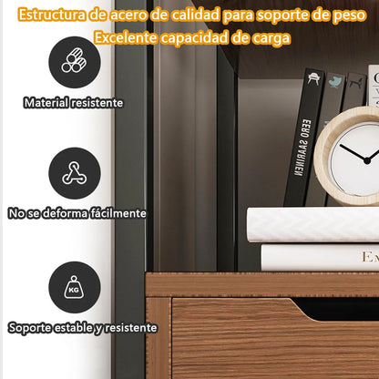 Escritorio De Oficina Minimalista con 2 Cajones 1.2m