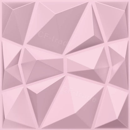 PANELES DECORATIVOS PVC 50X50CM ROSA