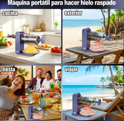 Máquina portátil para hielo raspado