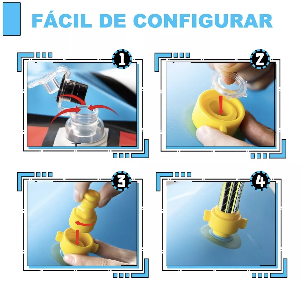 Piscina Inflable Infantil Tipo Fuente 180x100x50 Cm alberca