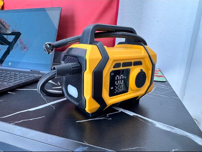 Arrancador De Batería De Auto Compresor De Aire 8000a Inflador 150psi Con Pantalla Con Smart Clip