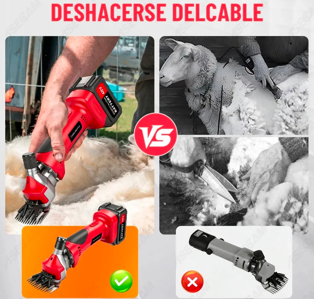 Rasuradora Trasquiladora Para Borregos Ovejas Y Perro Grande 3800w