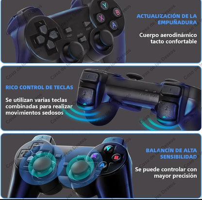 Proyector led Android Wifi Profesional Mini Portátil Con 2 Gamepads Y Más De 20000 Juegos Incorporados