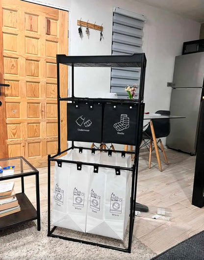 Cesto Ropa Sucia Plegable Portátil 150L