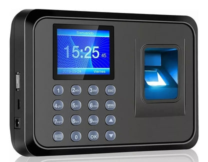 Reloj checador huella biométrica digital