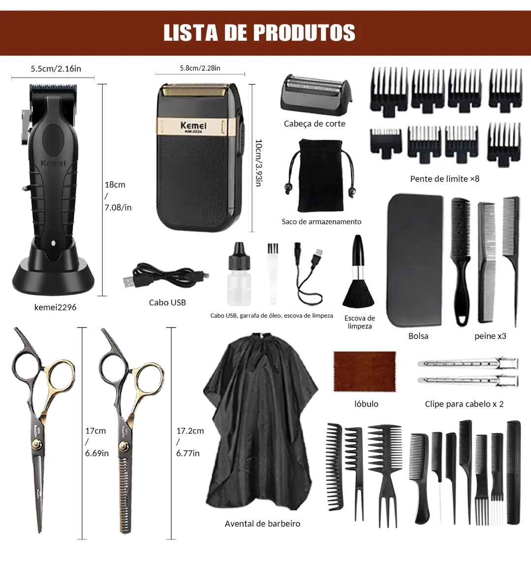 Kit Profesional Para Cortar Cabello