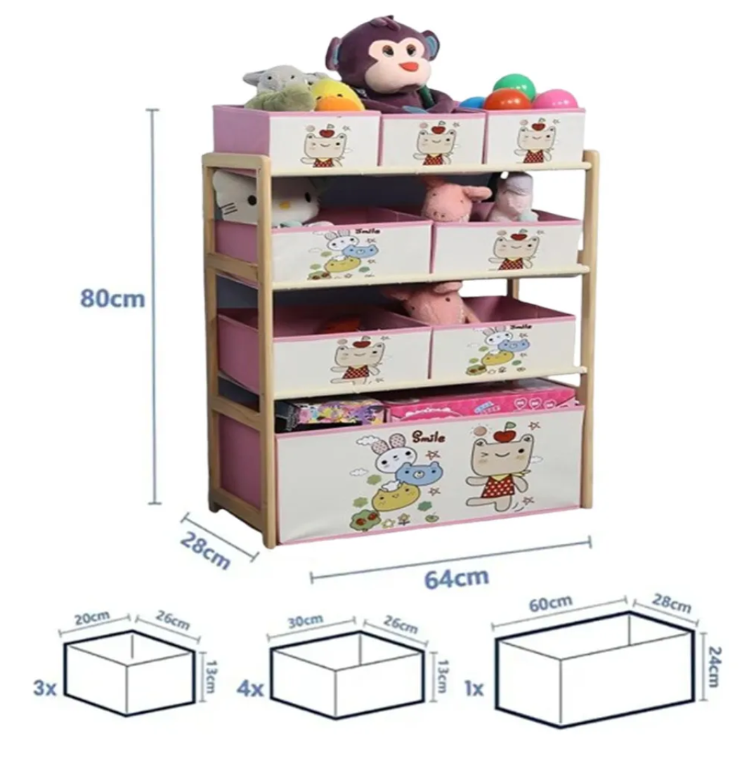 Estantería infantil para juguetes 6 espacios