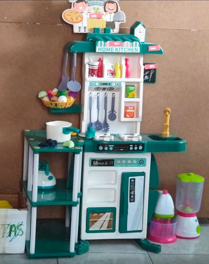 Cocina de juguete con luz, agua y sonido 73pz
